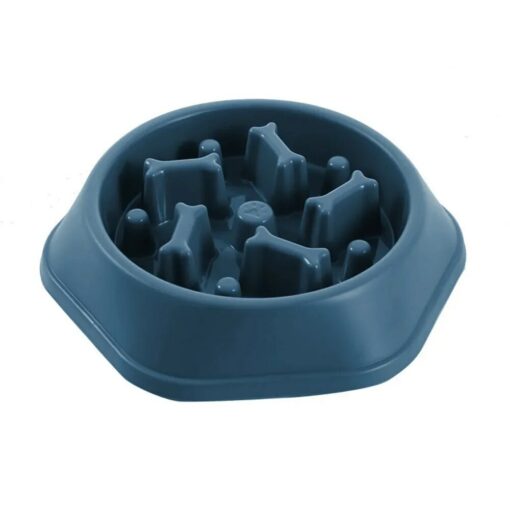 4Ws4New Pet Dog Feeding Food Bowl Puppy Slow Down Eating Feeder Dish Bowl Prevent Obesity Pet