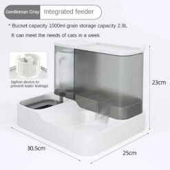 j3vmNew Integrate Pet 1L Automatic Water Feeder With 2 8L Drinking Bowl Apset Pet Double Bowl 2