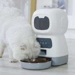 sptW3 5L Automatic Pet Feeder Smart Food Dispenser For Dog Cat Bowl Timer Robot Pet Feeding