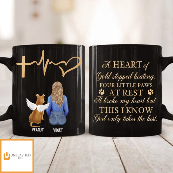 A Heart Of Gold – Personalized Custom Coffee Mug