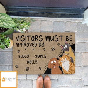 Approved By Pet – Personalized Custom Doormat