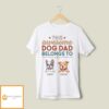 Awesome Dog Dad – Personalized Custom Unisex T-Shirt