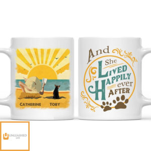 Beach, Book & Dog – Mug Beach, Book & Dog – Mug