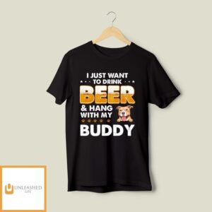 Beer And Dog – Personalized Custom T-Shirt Beer And Dog – Personalized Custom T-Shirt