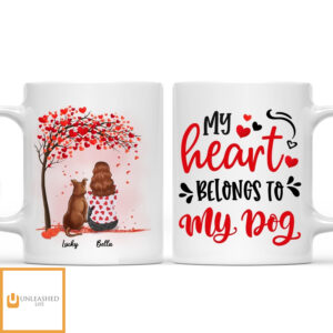 Belong To Dog – Personalized Custom Coffee Mug Belong To Dog – Personalized Custom Coffee Mug
