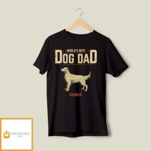 Best Dog Dad Vintage – Personalized Custom Unisex T-Shirt Best Dog Dad Vintage – Personalized Custom Unisex T-Shirt