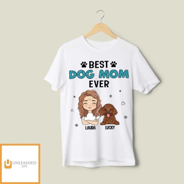 Best Dog Mom Chibi – Personalized Custom Unisex T-Shirt