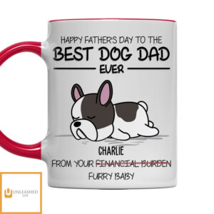 Best Fur Dad Ever – Personalized Custom Accent Mug Best Fur Dad Ever – Personalized Custom Accent Mug