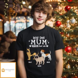Best Mom – Personalized Custom Unisex Shirt For 3 Pet Best Mom – Personalized Custom Unisex Shirt For 3 Pet