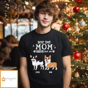 Best Mom – Personalized Custom Unisex T-Shirt For 2 Pet Best Mom – Personalized Custom Unisex T-Shirt For 2 Pet
