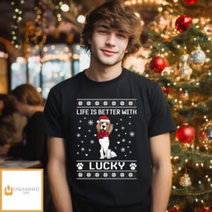Better With Dog Christmas – Personalized Custom Sweatshirt Better With Dog Christmas – Personalized Custom Sweatshirt