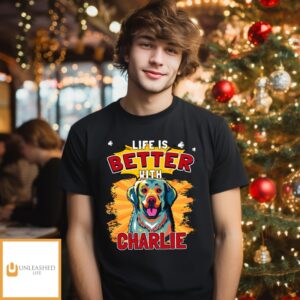 Better With Dog Popart 1 – Personalized Custom Unisex T-Shirt Better With Dog Popart 1 – Personalized Custom Unisex T-Shirt