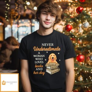 Books And Her Dog – Personalized Custom Unisex T-Shirt Books And Her Dog – Personalized Custom Unisex T-Shirt