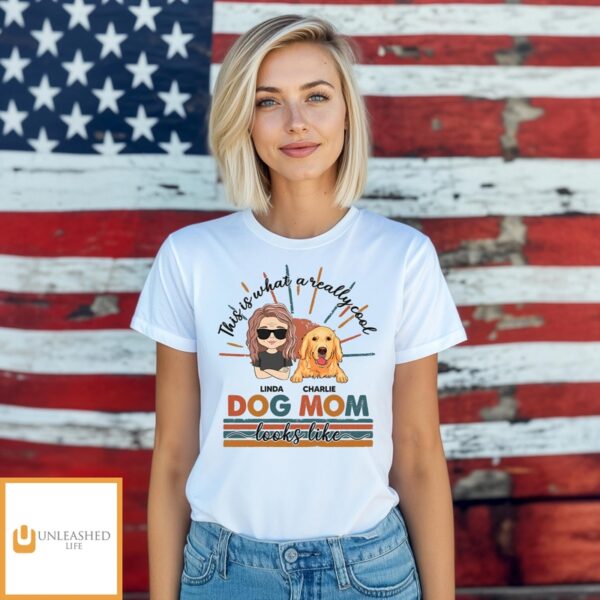 Cool Dog Momdad – Personalized Custom Unisex T-Shirt