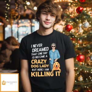 Crazy Dog Lady 2 – Personalized Custom Unisex T-Shirt Crazy Dog Lady 2 – Personalized Custom Unisex T-Shirt
