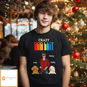 Crazy Dog Lady 3 – Personalized Custom Unisex T-Shirt Crazy Dog Lady 3 – Personalized Custom Unisex T-Shirt