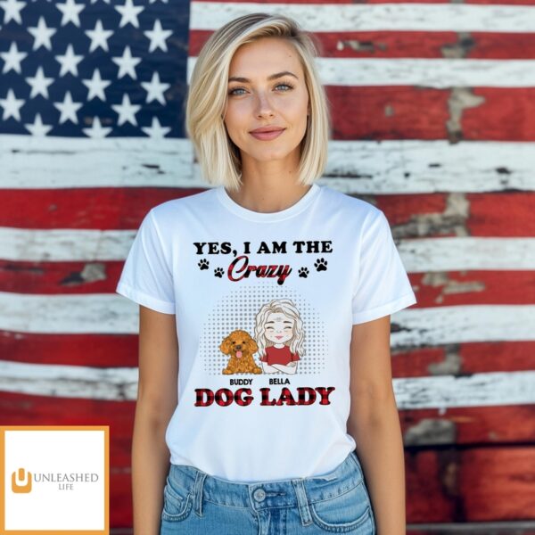 Crazy Dog Lady – Personalized Custom Unisex T-Shirt