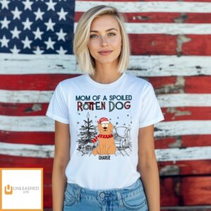 Dad Of A Spoiled Rotten Dog – Personalized Custom Unisex T-Shirt