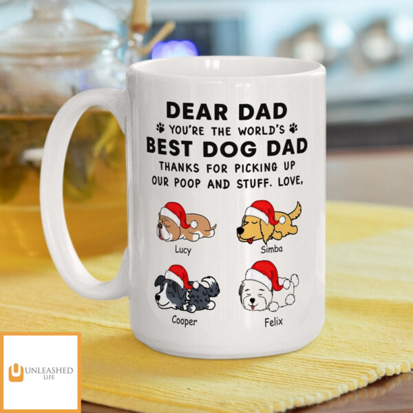 Dear Dad Sleeping – Personalized Custom Coffee Mug