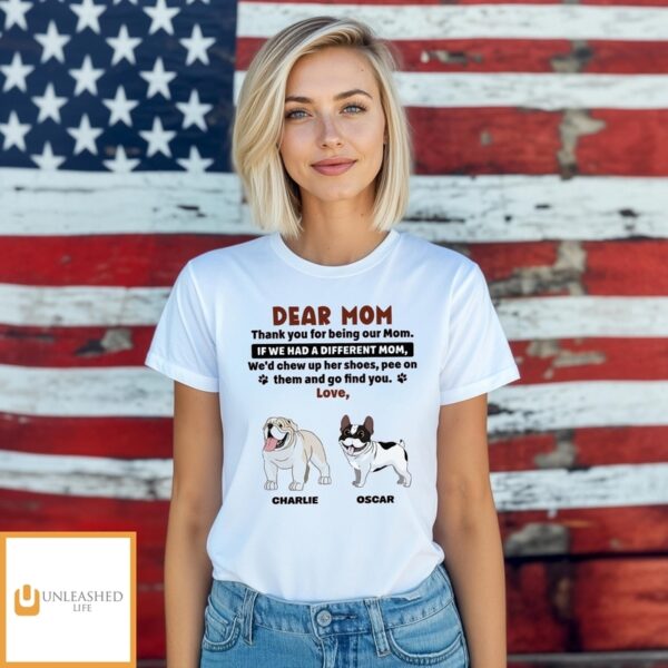 Dear Mom – Personalized Custom Unisex T-Shirt