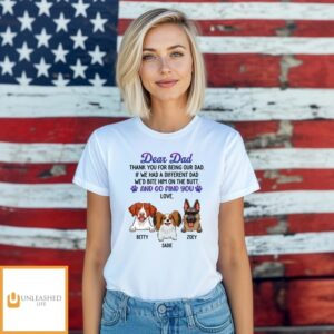 Dear Mom Thank You – Personalized Custom Unisex T-Shirt