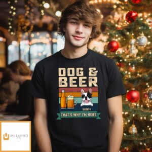 Dog And Beer – Personalized Custom Unisex T-Shirt Dog And Beer – Personalized Custom Unisex T-Shirt