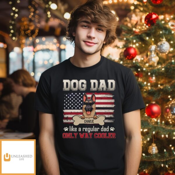 Dog Dad Cooler – Personalized Custom Unisex T-Shirt