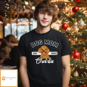 Dog Dad Mom Simple – Personalized Custom Unisex T-Shirt Dog Dad Mom Simple – Personalized Custom Unisex T-Shirt