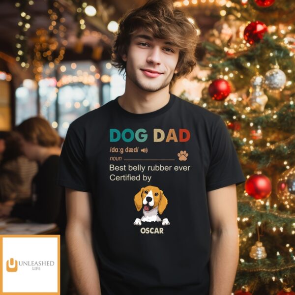 Dog Dad – Personalized Custom Unisex T-Shirt