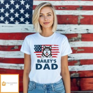 Dog Dad Simple – Personalized Custom Unisex T-Shirt