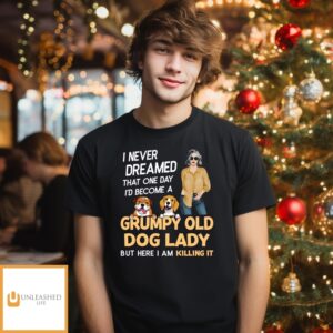Dog Lady – Personalized Custom Unisex T-Shirt Dog Lady – Personalized Custom Unisex T-Shirt