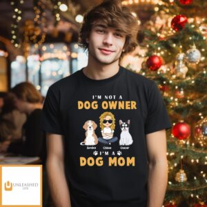 Dog Mom Funny – Personalized Custom Unisex T-Shirt Dog Mom Funny – Personalized Custom Unisex T-Shirt