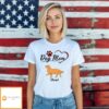 Dog Mom Heart 2 – Personalized Custom Unisex T-Shirt