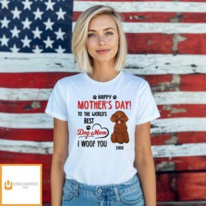 Dog Mom I Woof You – Personalized Custom Unisex T-Shirt
