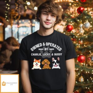Dog Operated – Personalized Custom Unisex T-Shirt Dog Operated – Personalized Custom Unisex T-Shirt