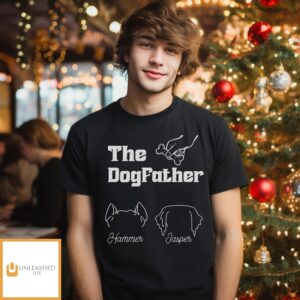 Dog Parents Line – Personalized Custom Unisex T-Shirt Dog Parents Line – Personalized Custom Unisex T-Shirt