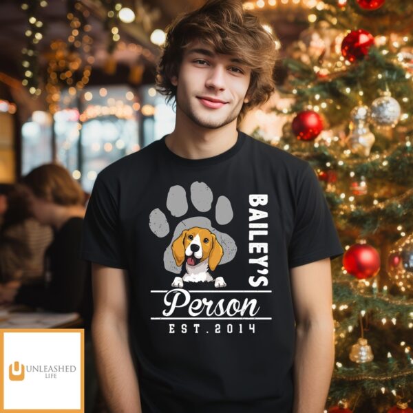 Dog Person Est – Personalized Custom Unisex T-Shirt