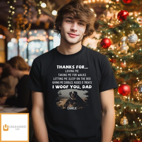 Dog Thanks For Photo – Personalized Custom Unisex Shirt