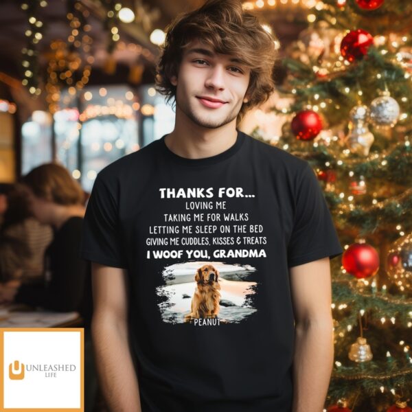 Dog Thanks For Photo – Personalized Custom Unisex T-Shirt