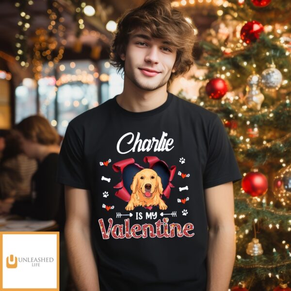 Dog Valentine 2 – Personalized Custom Unisex T-Shirt