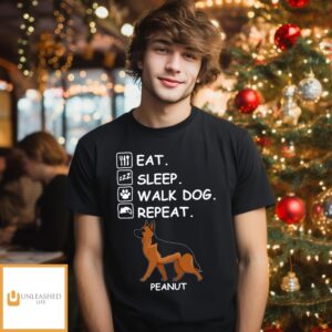 Eat Sleep Walk Repeat – Personalized Custom Unisex T-Shirt Eat Sleep Walk Repeat – Personalized Custom Unisex T-Shirt