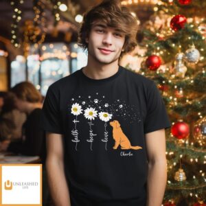 Faith Hope Love Flower – Personalized Custom Unisex T-shirt Faith Hope Love Flower – Personalized Custom Unisex T-shirt