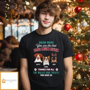 For All The Walks – Personalized Custom Unisex T-shirt Up To 3 Dogs For All The Walks – Personalized Custom Unisex T-shirt Up To 3 Dogs