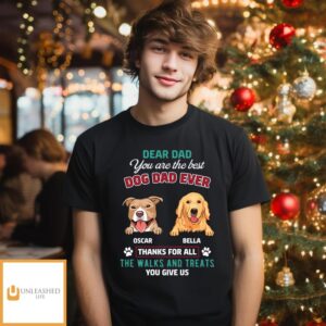 For All The Walks – Personalized Custom Unisex T-shirt Up To 2 Dogs For All The Walks – Personalized Custom Unisex T-shirt Up To 2 Dogs