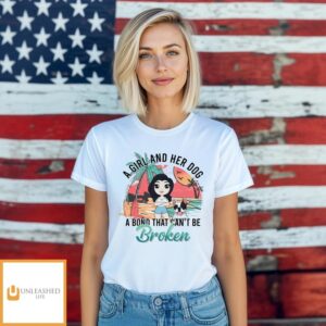 Girl And Dog 2 – Personalized Custom Unisex T-shirt Girl And Dog 2 – Personalized Custom Unisex T-shirt