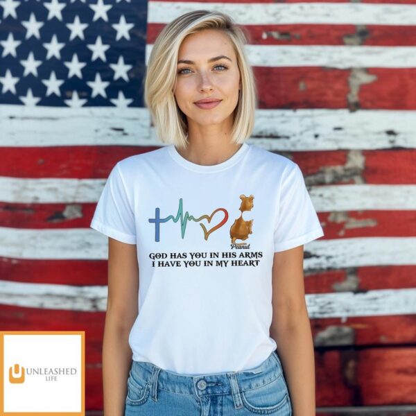 God Has You In His Arms – Personalized Custom Unisex T-shirt