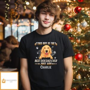 Guy Best Dog Dad – Personalized Custom Unisex T-shirt Guy Best Dog Dad – Personalized Custom Unisex T-shirt