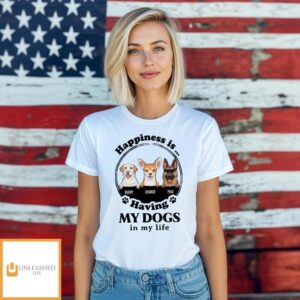 Happiness Is – Personalized Custom Unisex Shirt Happiness Is – Personalized Custom Unisex Shirt