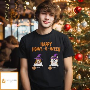 Happy Howl-o-ween – Personalized Custom Unisex T-shirt Happy Howl-o-ween – Personalized Custom Unisex T-shirt