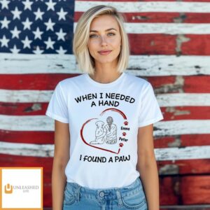 I Found A Paw – Personalized Custom Unisex T-shirt I Found A Paw – Personalized Custom Unisex T-shirt